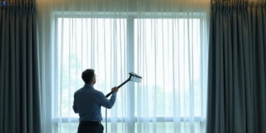 Commercial curtain stain removal service kurwongbah hotels offices restaurants