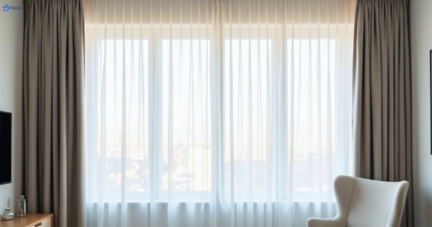 Freshly steam cleaned curtains in kurwongbah QLD